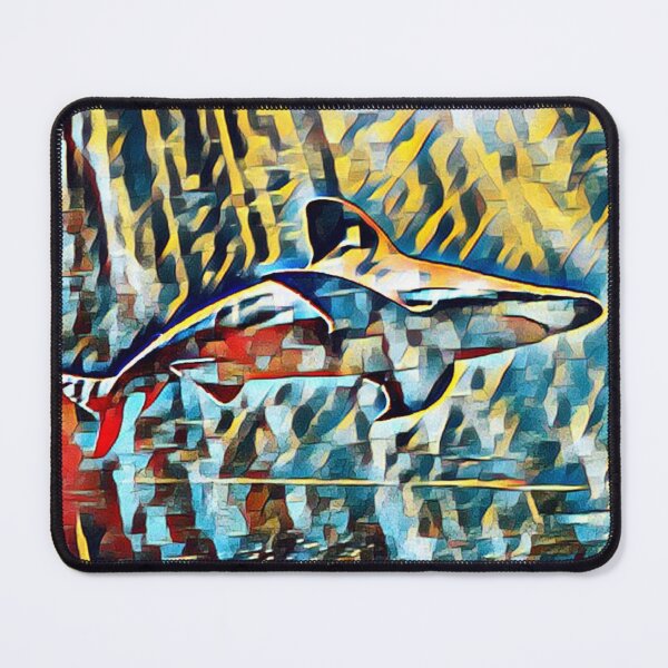 Item preview, Modern Pop Art Sea Ocean Portrait Shark Art designed and sold by TheWildFlix.