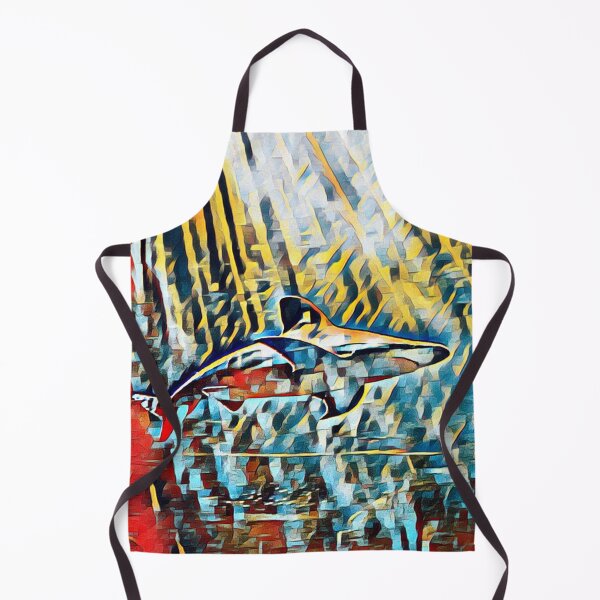Item preview, Modern Pop Art Sea Ocean Portrait Shark Art designed and sold by TheWildFlix.
