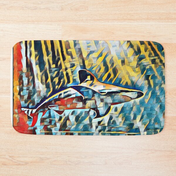 Item preview, Modern Pop Art Sea Ocean Portrait Shark Art designed and sold by TheWildFlix.