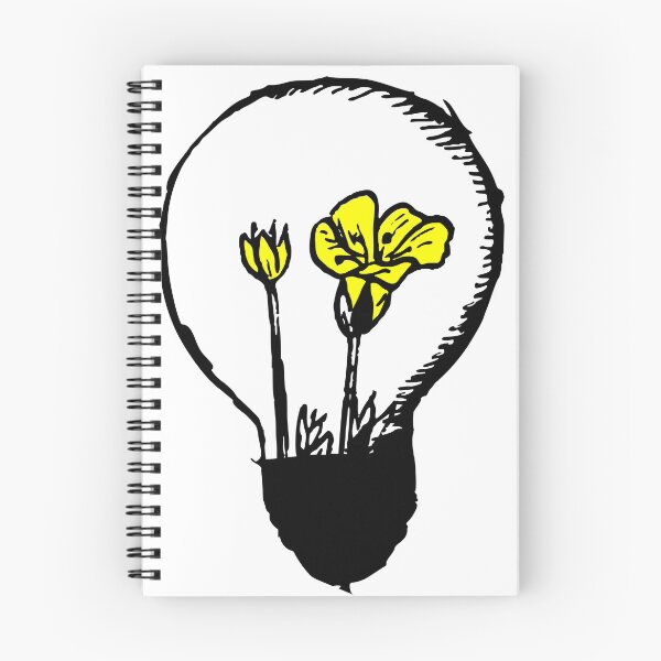 Item preview, Light Bulb With Yellow Flowers designed and sold by john-ess.