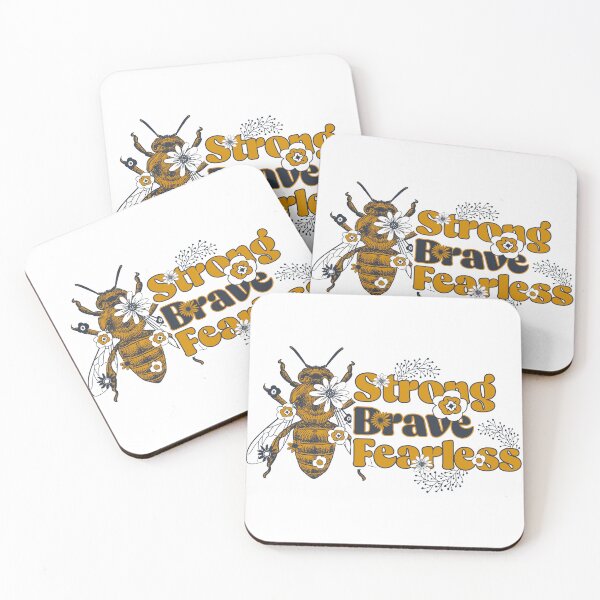 Item preview, Bee Strong Brave Fearless designed and sold by Snifferius.