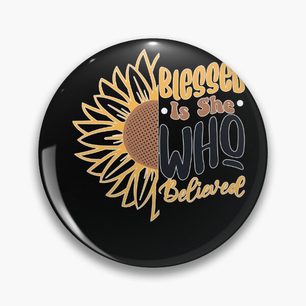 Item preview, Retro Blessed Is She Who Believed Boho Religious Christian designed and sold by MadrigueraSM-.