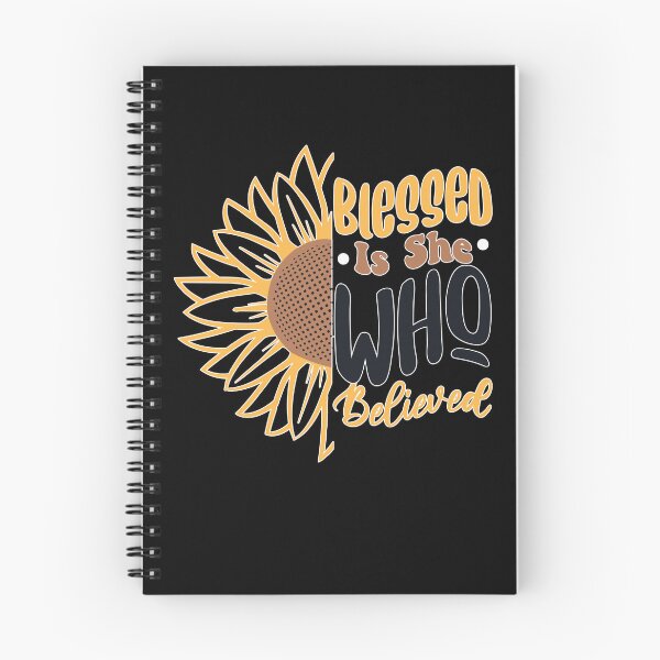 Item preview, Retro Blessed Is She Who Believed Boho Religious Christian designed and sold by MadrigueraSM-.