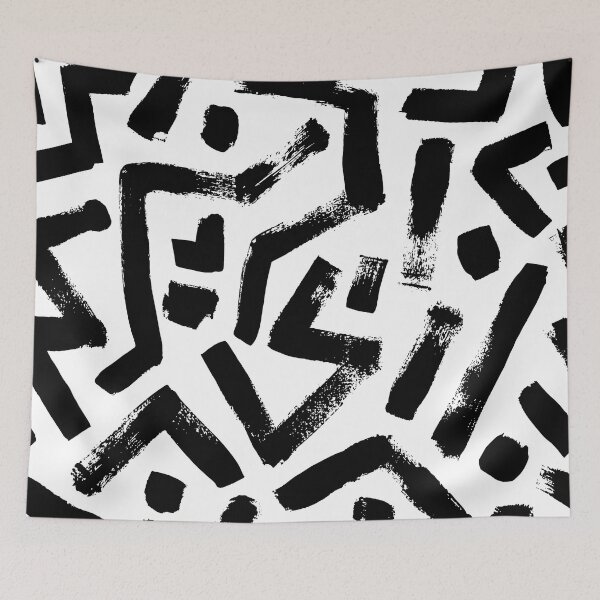 Item preview, Bold Brush Lines Maze Seamless Pattern designed and sold by Shifa19.