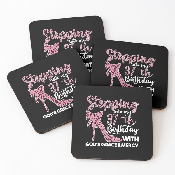 Item preview, Birthday Gifts For Women | Stepping Into My 37th Birthday With Gods Grace And Mercy | 37th Birthday designed and sold by AMINE  ★★★★★.