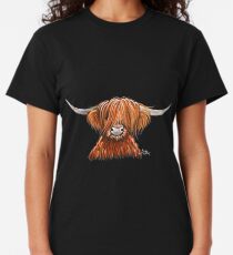 Scottish Hairy Highland Cow ' HARLEY 2 ' by Shirley MacArthur Classic T-Shirt