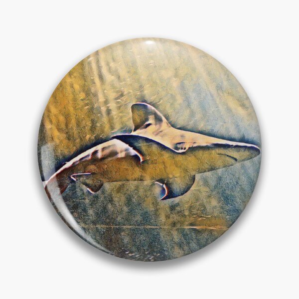 Item preview, Afternoon Sea Life Ocean Portrait Shark Art designed and sold by TheWildFlix.