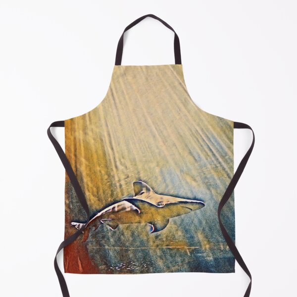 Item preview, Afternoon Sea Life Ocean Portrait Shark Art designed and sold by TheWildFlix.