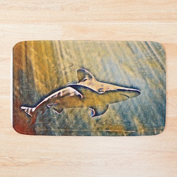 Item preview, Afternoon Sea Life Ocean Portrait Shark Art designed and sold by TheWildFlix.
