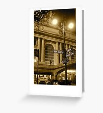 Grand Central Greeting Card