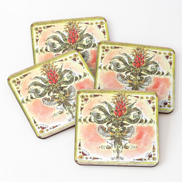 Item preview, An Abstract Red Pineapple - Decorative Art designed and sold by DonSylvester.