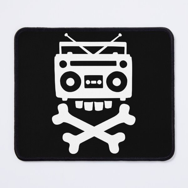 Item preview, Ghettoblaster Boombox Skull designed and sold by tapeisdamessage.