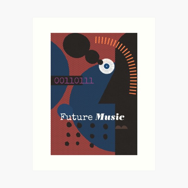 Future Music Art Print