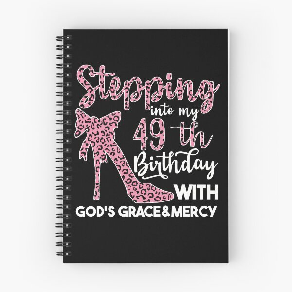 Item preview, Birthday Gifts For Women | Stepping Into My 49th Birthday With Gods Grace And Mercy | 49th Birthday designed and sold by AMINE  ★★★★★.