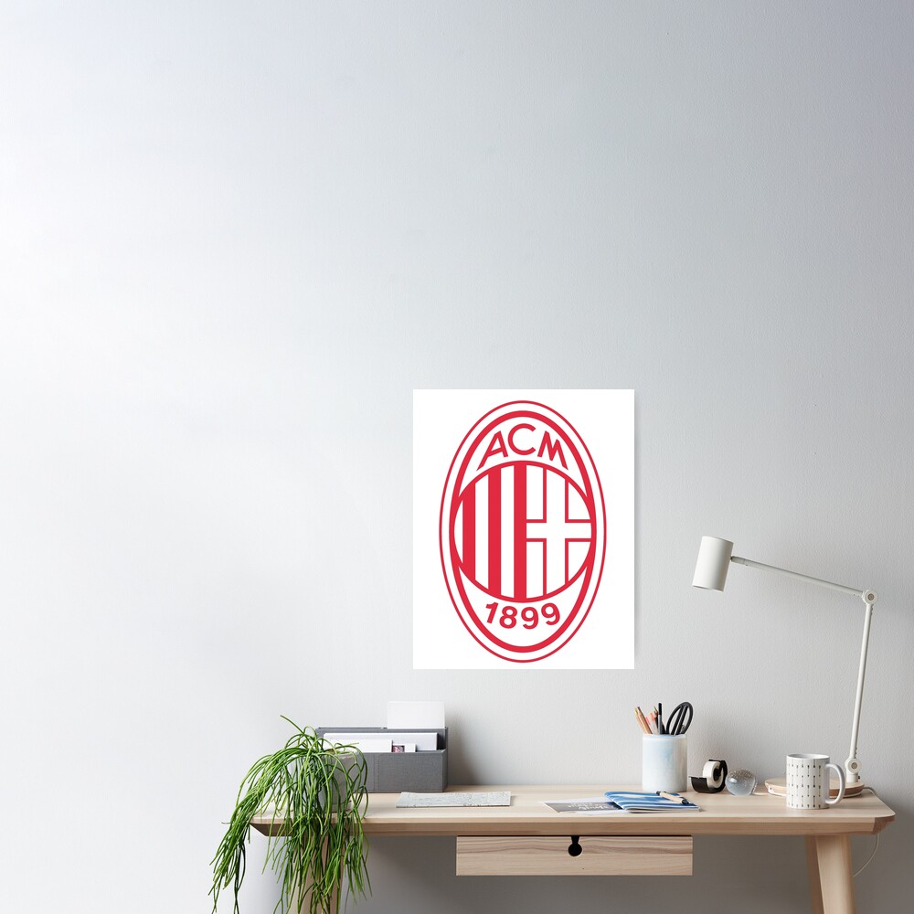 Milan Logo Poster for Sale by birbotti