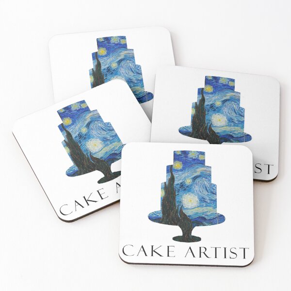 Item preview, Cake Artist Van Gogh Cake with Starry Night Cake Sugar Artist Cake Decorator designed and sold by GlobalGraphics.
