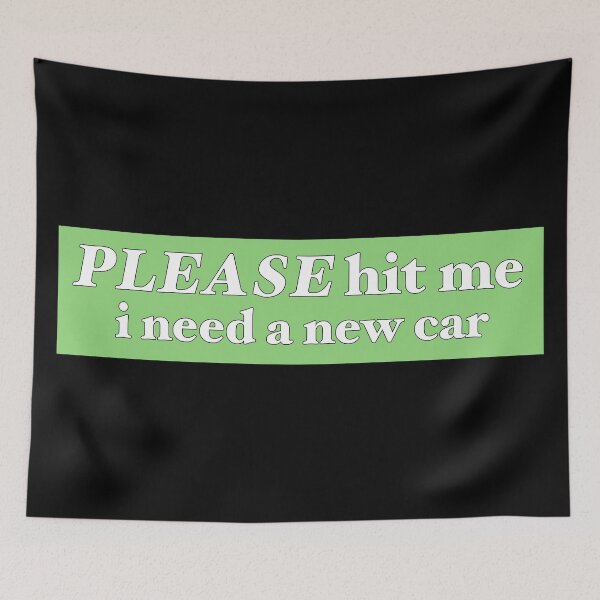 Item preview, please hit me bumper sticker designed and sold by kotonok0.