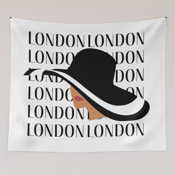 Item preview, Vogue Floppy Hat London Print designed and sold by sugar-snaps.
