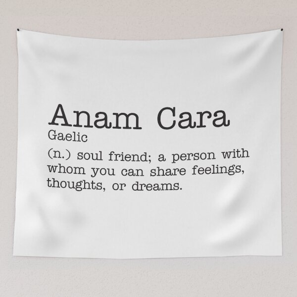 Item preview, Anam Cara - Gaelic - Beautiful Word Definition - Typewriter designed and sold by Zooone.