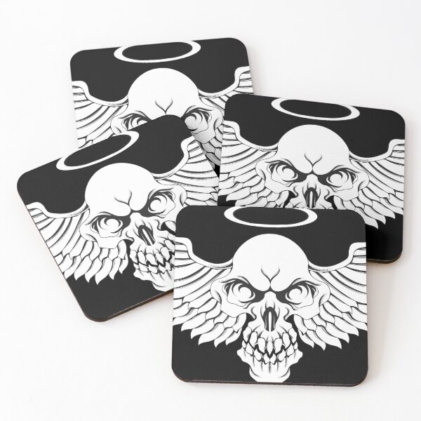 Item preview, angel skull head wings designed and sold by satriyanto.