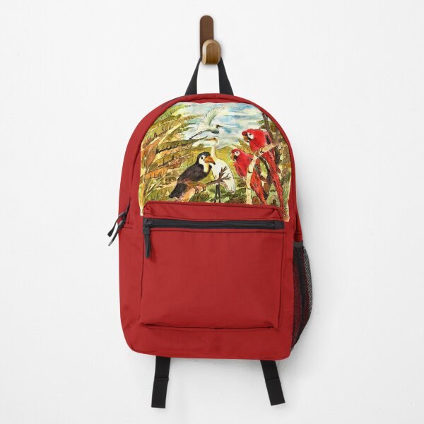Item preview, A Toucan, Two Parrots And Two Storks In The Jungle designed and sold by DonSylvester.