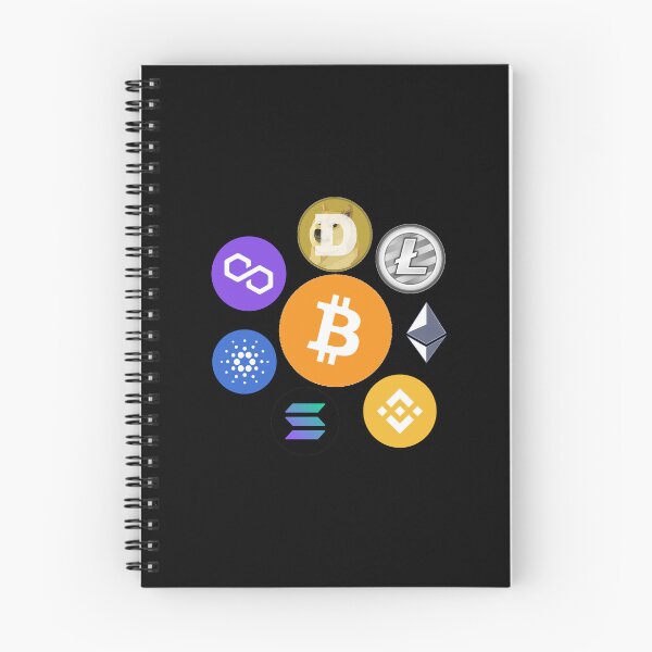 Item preview, Bitcoin Ethereum Cardano Binance Coin XRP Solana Polkadot Dogecoin Polygon Litecoin designed and sold by karimhodo.
