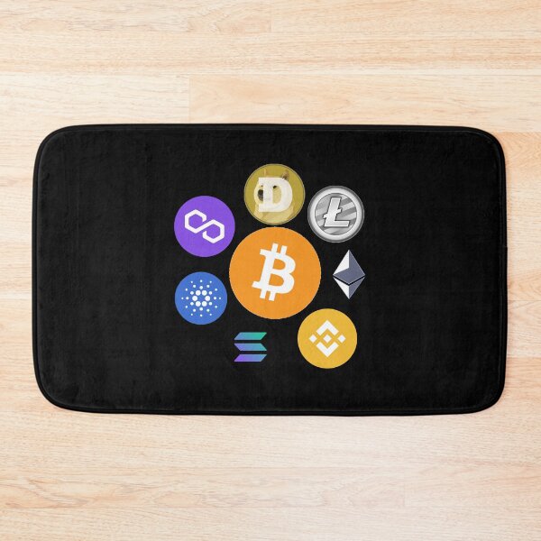 Item preview, Bitcoin Ethereum Cardano Binance Coin XRP Solana Polkadot Dogecoin Polygon Litecoin designed and sold by karimhodo.