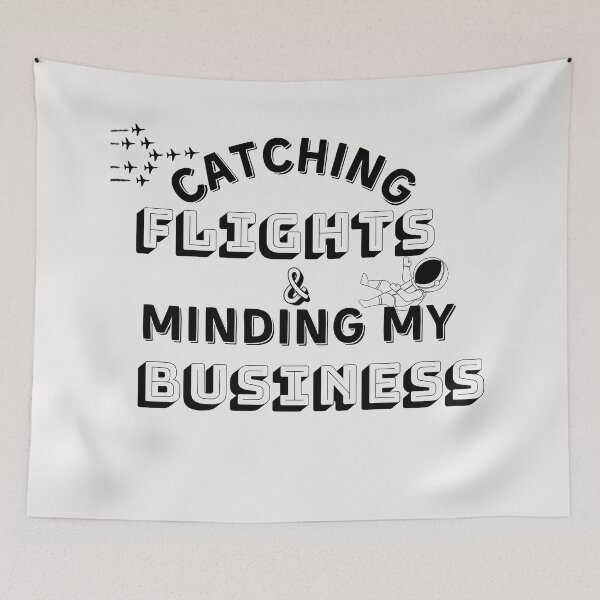 Item preview, Catching flights and minding my business ,Great gift for your friends and family on their birthdays, Christmas, Halloween, Vacation, or any holiday designed and sold by Bap-tiste.