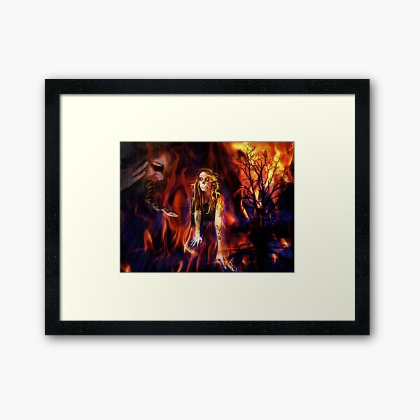 Malevolant Framed Art Print
