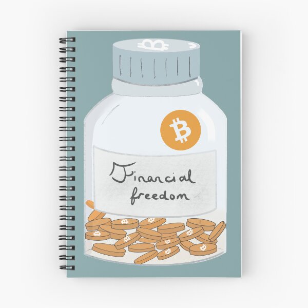 Item preview, Bitcoin Pills - Financial Freedom  designed and sold by Crypmetal.