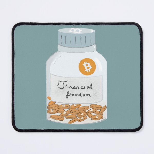 Item preview, Bitcoin Pills - Financial Freedom designed and sold by Crypmetal.