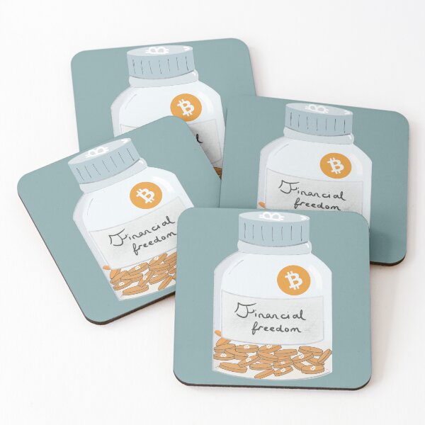 Item preview, Bitcoin Pills - Financial Freedom  designed and sold by Crypmetal.