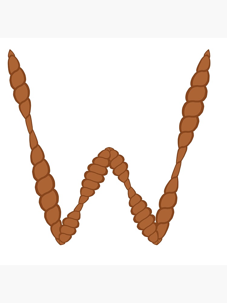 "Old rope hand drawn alphabet letters from A to Z" Poster for Sale by