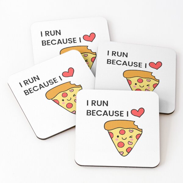 Item preview, I Run Because I Like Pizza designed and sold by antevasinart.