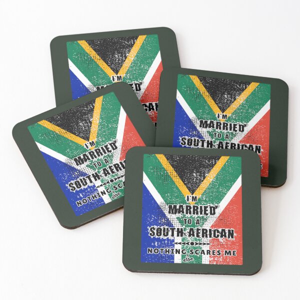 Item preview, I'm married to a South African. Nothing (else) scares me. designed and sold by SolidEarthArt.