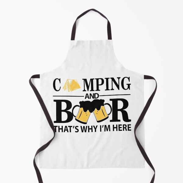 Item preview, Camping and Beer That's why I am Here Party Art Design Happy Apparel Essential Inspiration Joy Mood Beer Squad designed and sold by DesignByHeartUK.
