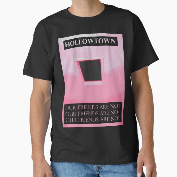 Item preview, // our friends are not // designed and sold by Bradley Walford-Davies.