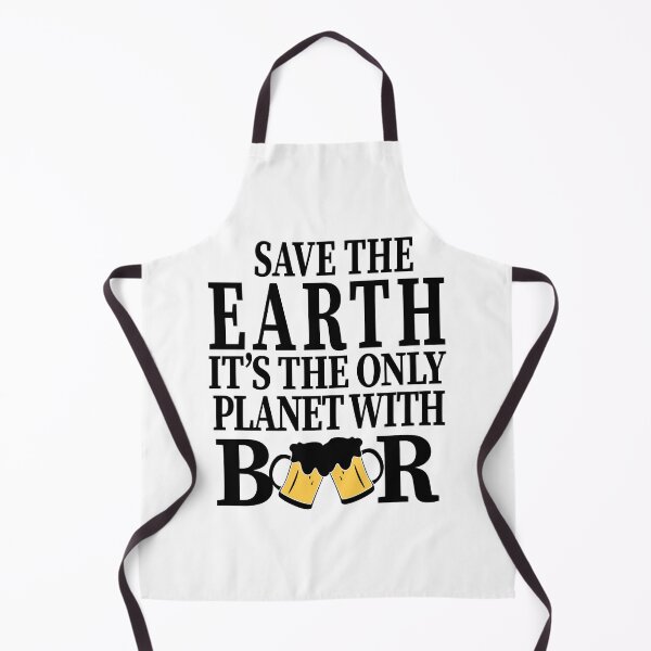 Item preview, Save The Earth Its the Only Planet with Beer Party Art Design Happy Apparel Essential Inspiration Joy Mood Beer Squad designed and sold by DesignByHeartUK.