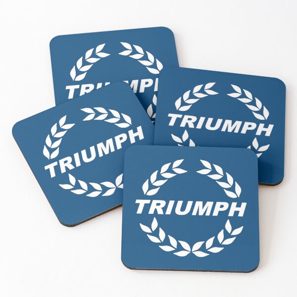 Item preview, Triumph Laurel Wreath Logo - White SMALL designed and sold by CellularSong.