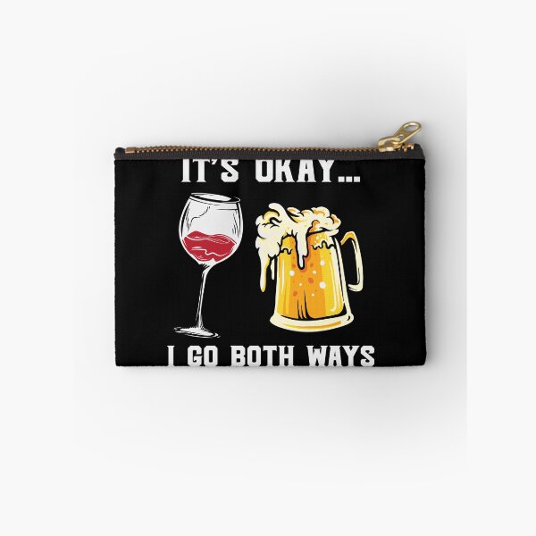 Item preview, It's Okay I Go Both Ways Love Beer Party Art Design Happy Apparel Essential Inspiration Joy Mood  Beer Squad designed and sold by DesignByHeartUK.