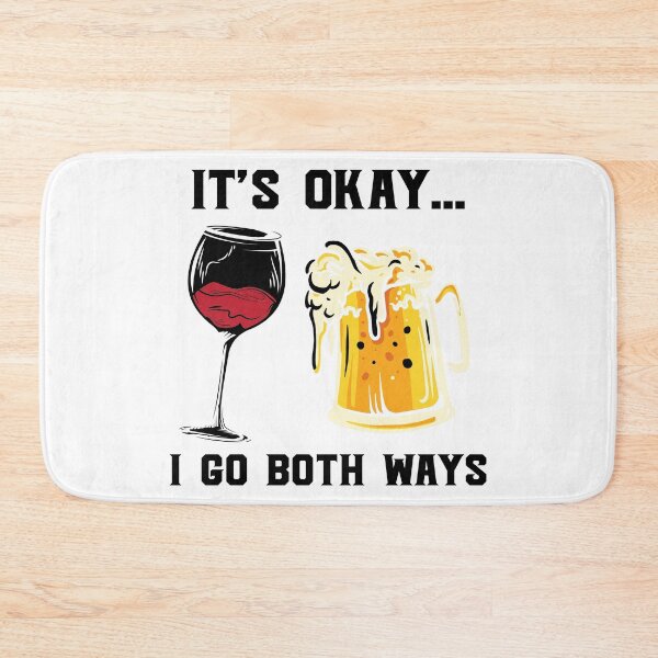 Item preview, It's Okay I Go Both Ways Love Beer Party Art Design Happy Apparel Essential Inspiration Joy Mood  Beer Squad designed and sold by DesignByHeartUK.