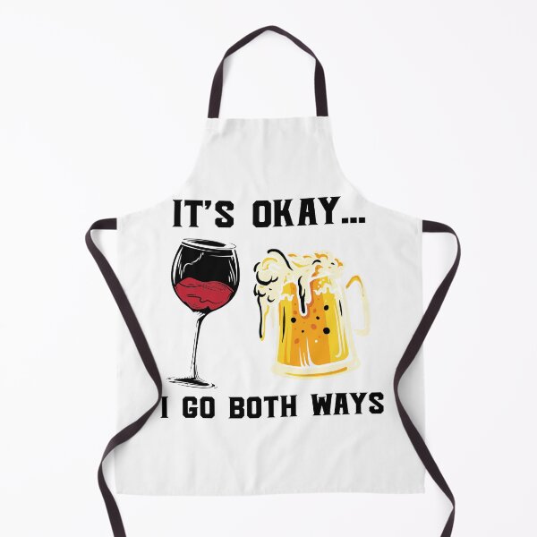 Item preview, It's Okay I Go Both Ways Love Beer Party Art Design Happy Apparel Essential Inspiration Joy Mood Beer Squad designed and sold by DesignByHeartUK.