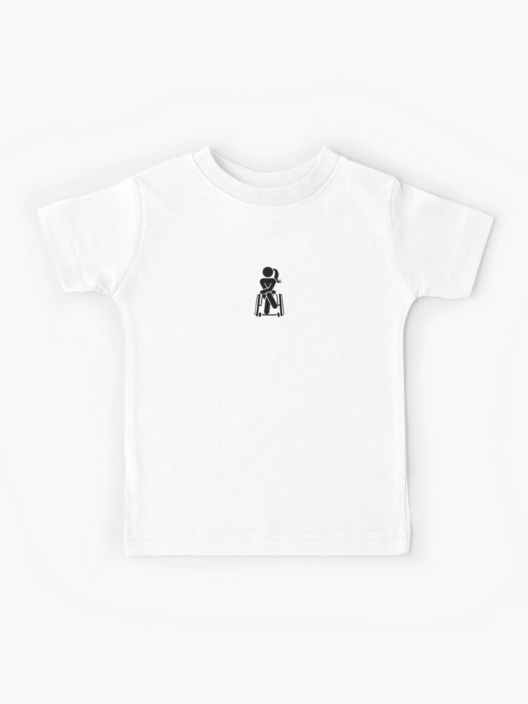 wheelchair girl stick figure crossed legs disabled pride 