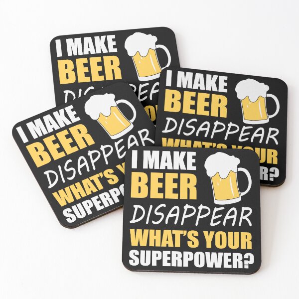 Item preview, I make Beer Disappear what's your superpower Beer Party Art Design Happy Apparel Essential Inspiration Joy Mood  Beer Squad designed and sold by DesignByHeartUK.
