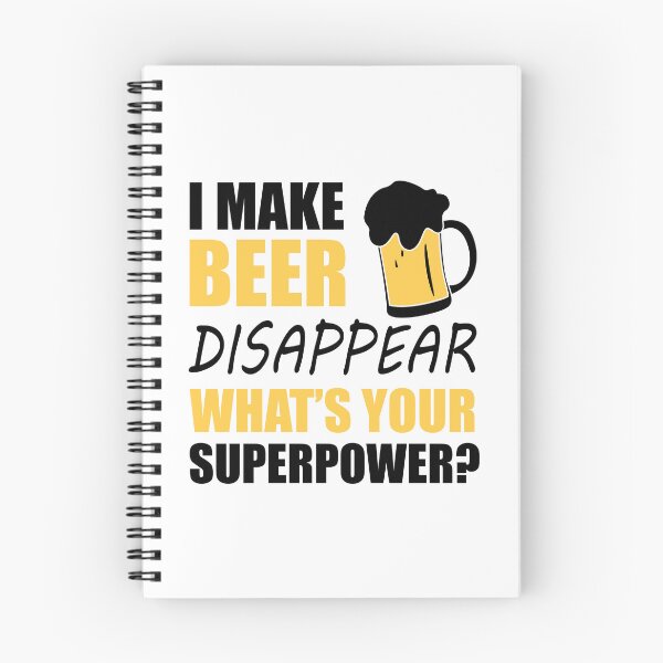 Item preview, I Make Beer Disappear what's your superpower Beer Party Art Design Happy Apparel Essential Inspiration Joy Mood  Beer Squad designed and sold by DesignByHeartUK.