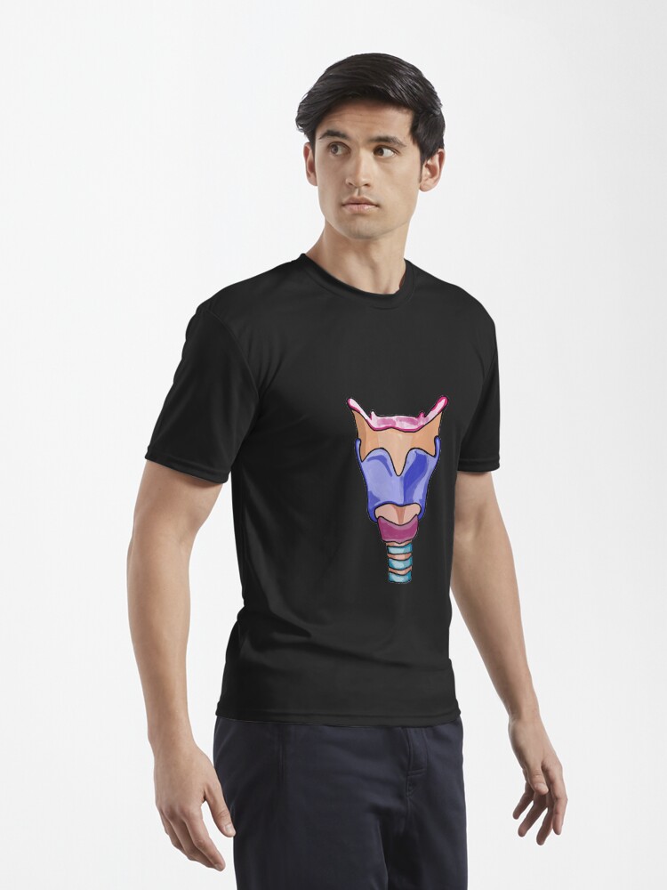 Thumbnail 3 of 7, Active T-Shirt, Groovy Larynx designed and sold by ATEMPO.