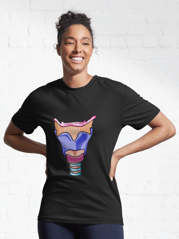 Thumbnail 6 of 7, Active T-Shirt, Groovy Larynx designed and sold by ATEMPO.