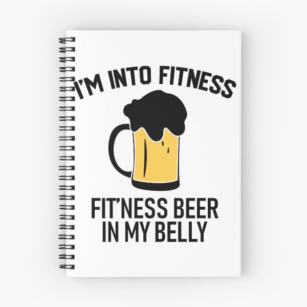 Item preview, I am Into Fitness Fitness Beer In my Belly Love Beer Party Art Design Happy Apparel Essential Inspiration Joy Mood  Beer Squad designed and sold by DesignByHeartUK.