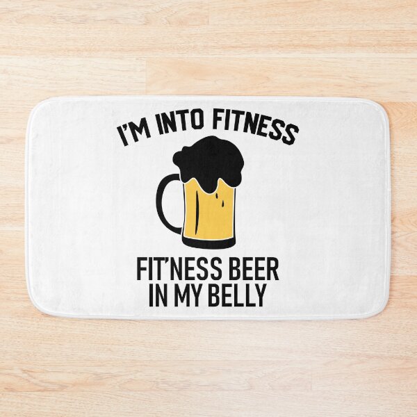 Item preview, I am Into Fitness Fitness Beer In my Belly Love Beer Party Art Design Happy Apparel Essential Inspiration Joy Mood  Beer Squad designed and sold by DesignByHeartUK.