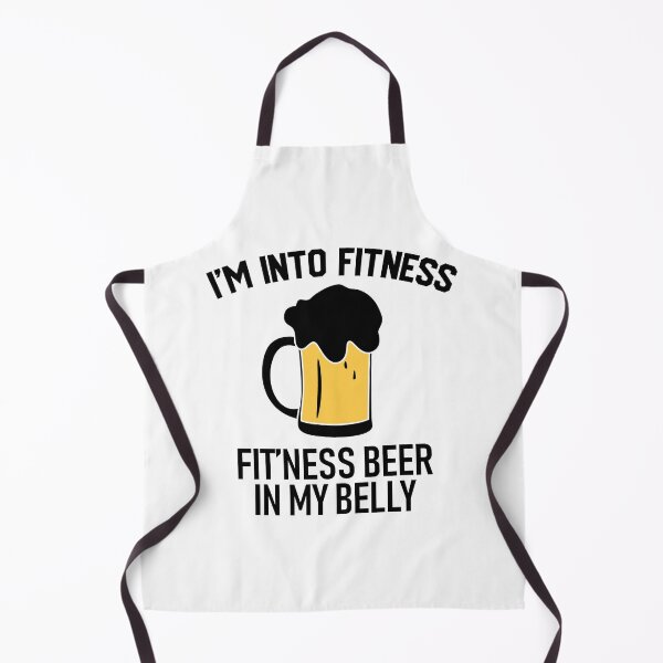 Item preview, I am Into Fitness Fitness Beer In my Belly Love Beer Party Art Design Happy Apparel Essential Inspiration Joy Mood Beer Squad designed and sold by DesignByHeartUK.